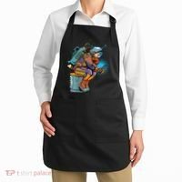 Retro Astronaut With Smartphone Apron thumb 2