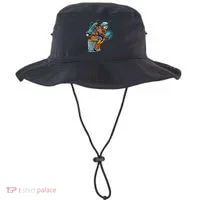 Retro Astronaut With Smartphone Bucket Hat thumb 0