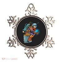 Retro Astronaut With Smartphone Ornament thumb 0