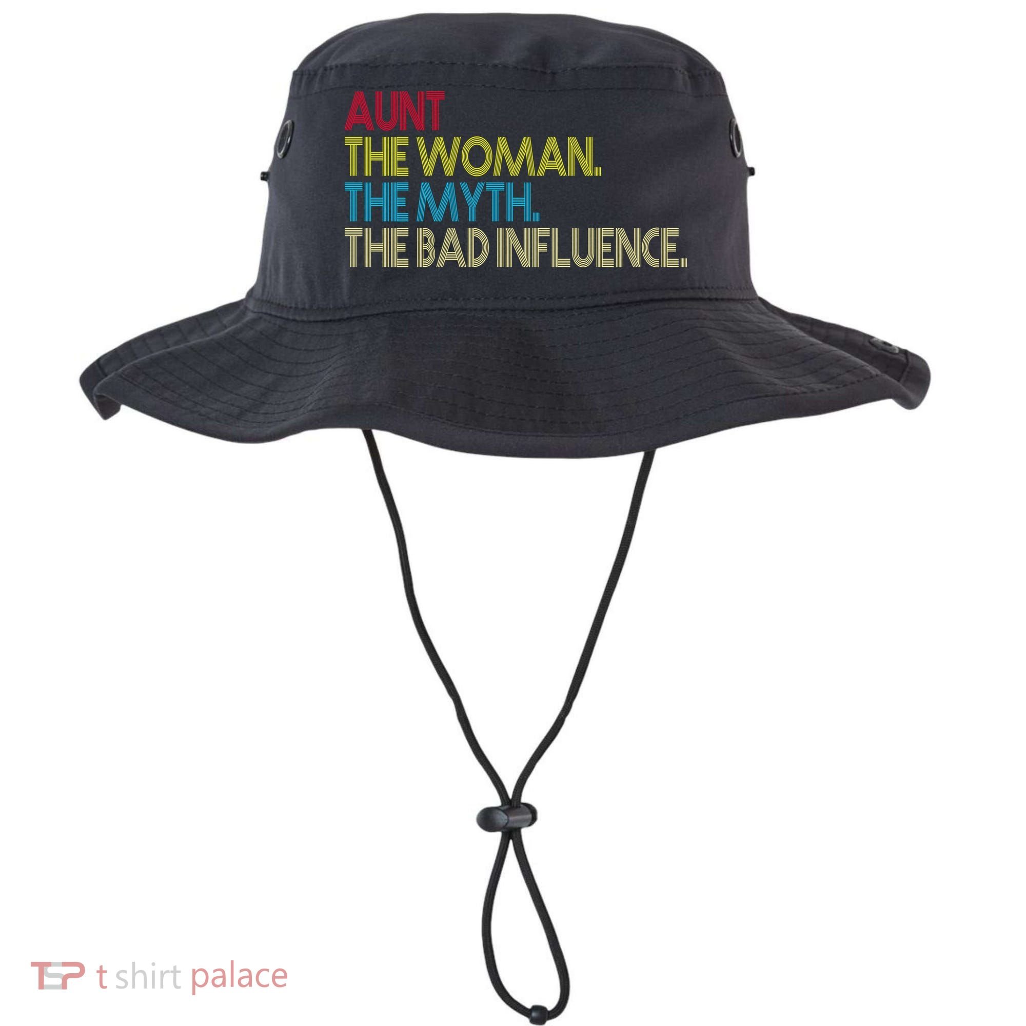 Retro Aunt The Woman Myth Bad Influence Bucket Hat