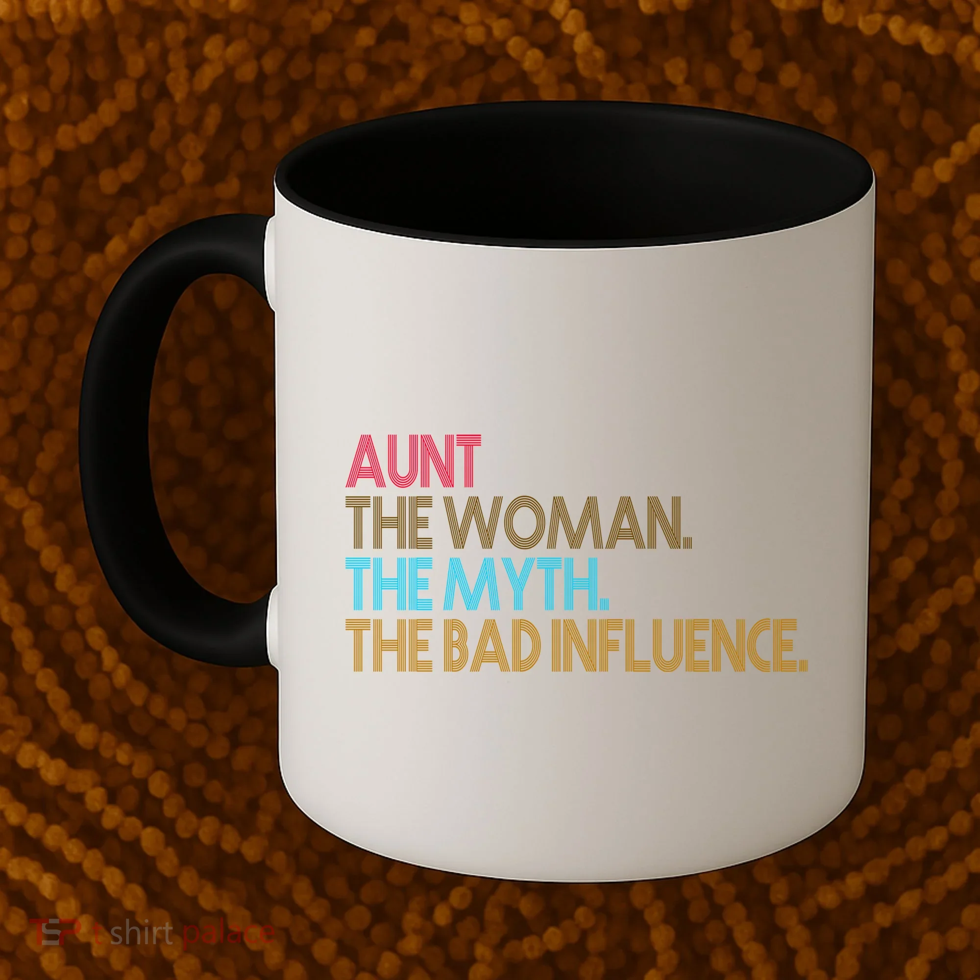 Retro Aunt The Woman Myth Bad Influence Coffee Mug