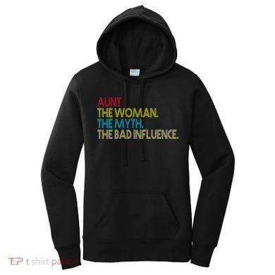 Retro Aunt The Woman Myth Bad Influence Women's Hoodie