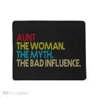 Retro Aunt The Woman Myth Bad Influence Mousepad thumb 0