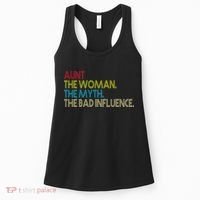 Retro Aunt The Woman Myth Bad Influence Women's Tank Top thumb 0