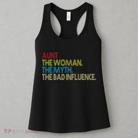 Retro Aunt The Woman Myth Bad Influence Women's Tank Top thumb 3