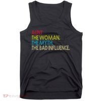 Retro Aunt The Woman Myth Bad Influence Tank Top thumb 0