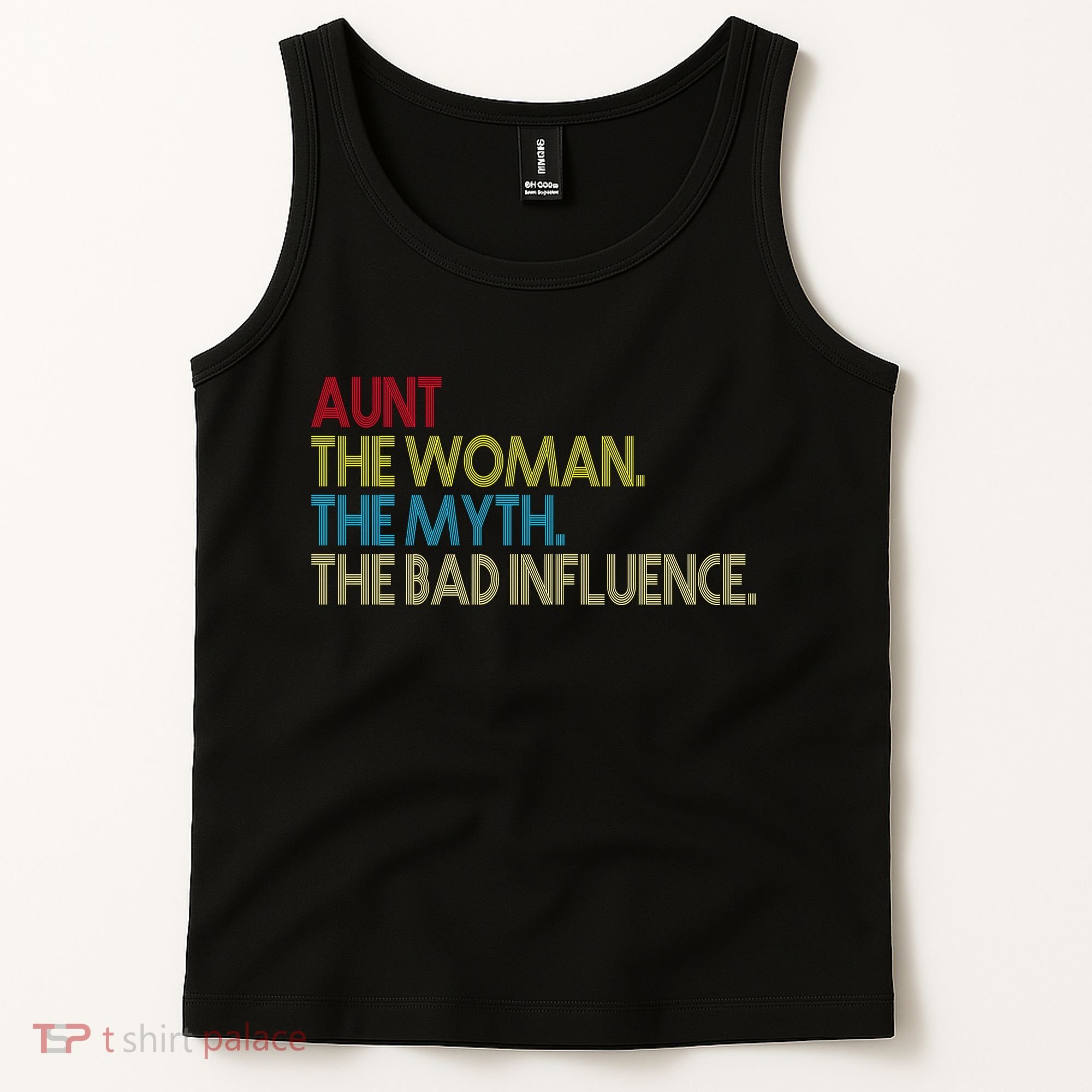 Retro Aunt The Woman Myth Bad Influence Tank Top