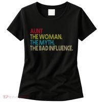 Retro Aunt The Woman Myth Bad Influence Women's T-Shirt thumb 0