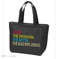 Retro Aunt The Woman Myth Bad Influence Tote Bag thumb 3