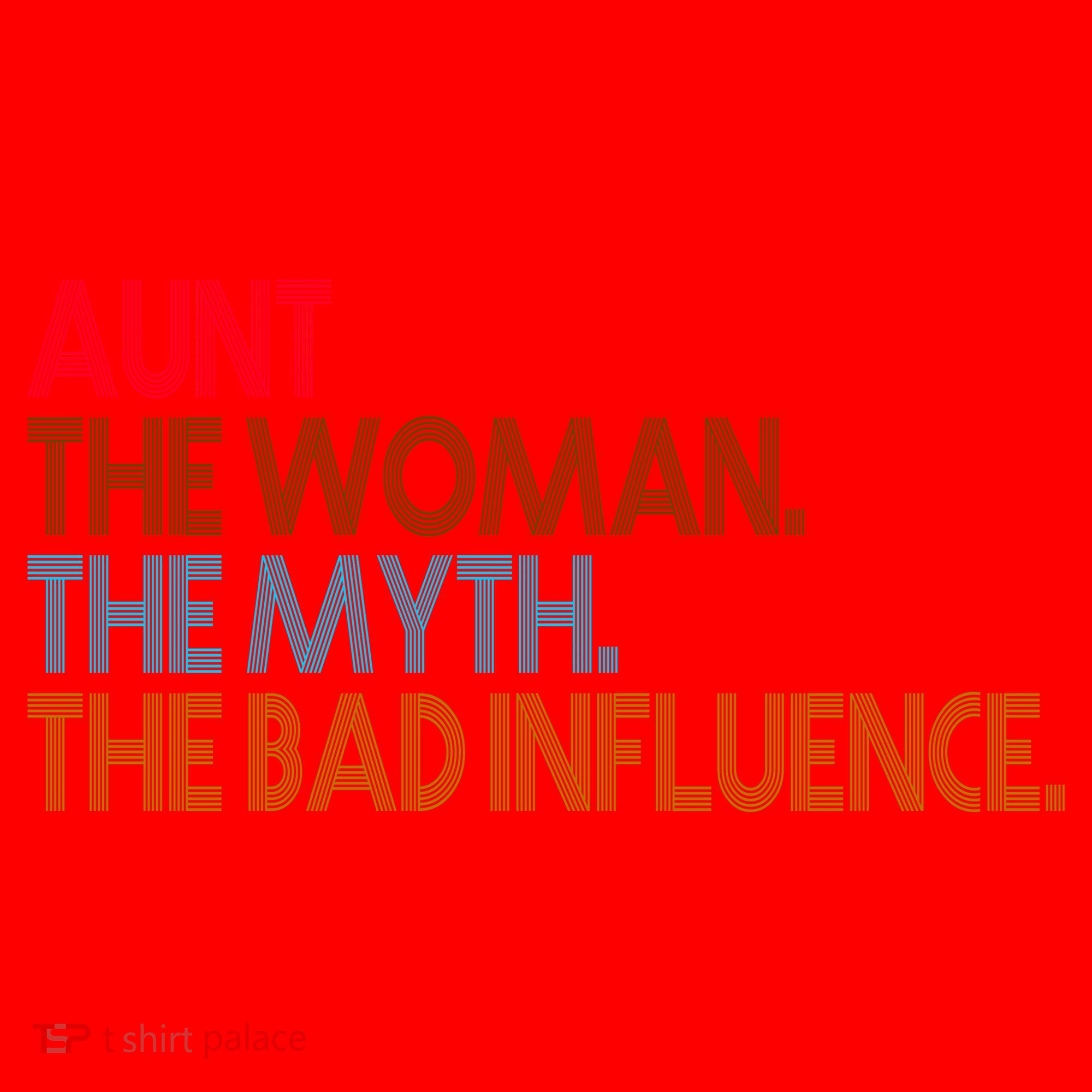 Retro Aunt The Woman Myth Bad Influence Santa Hat