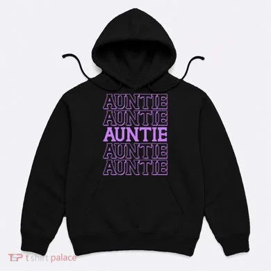 Retro Auntie Pattern Hoodie