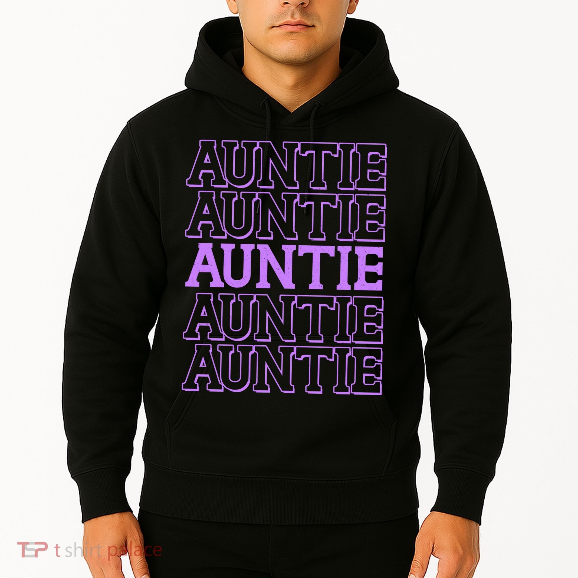 Retro Auntie Pattern   Hoodie