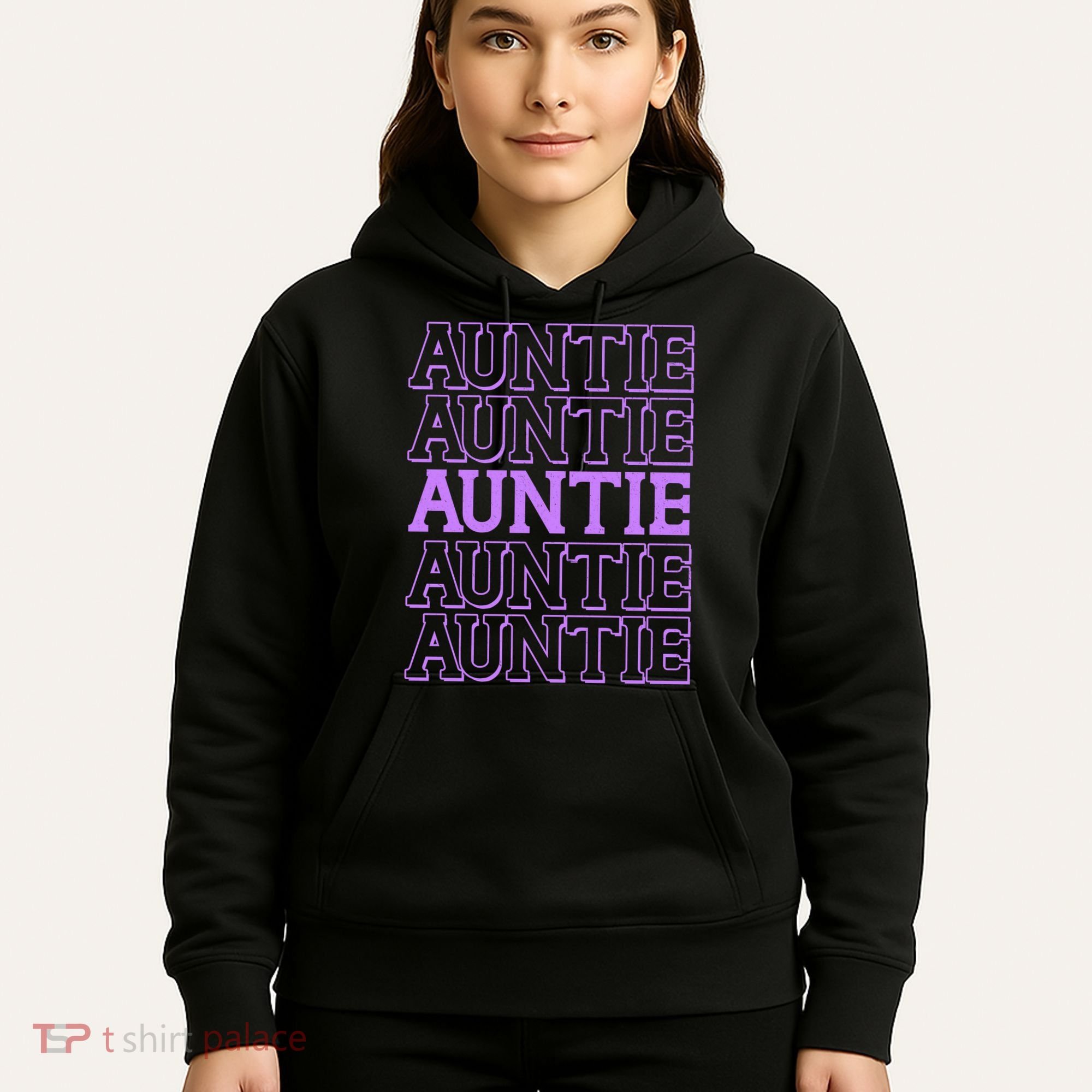 Retro Auntie Pattern   Hoodie