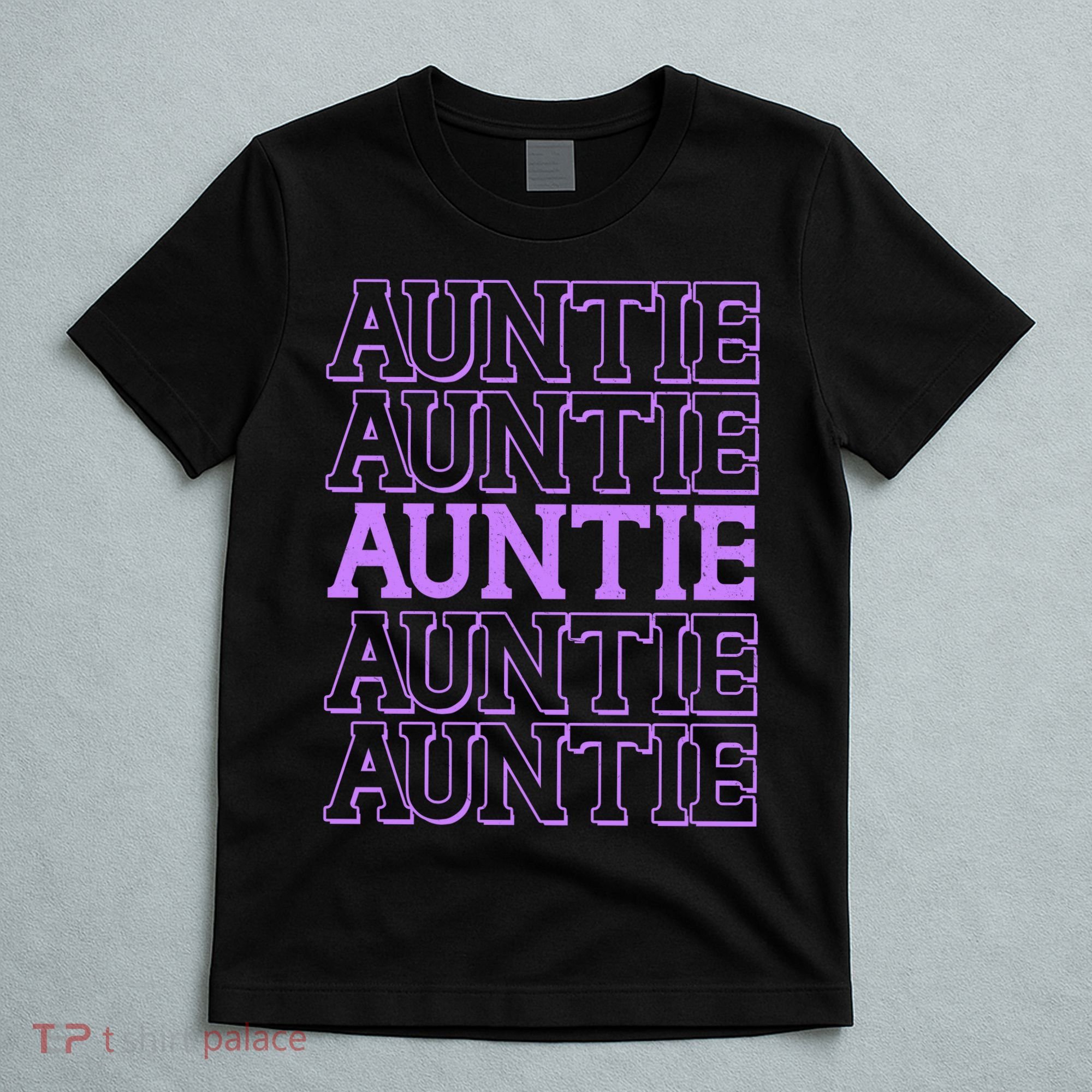 Retro Auntie Pattern   T-Shirt