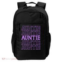 Retro Auntie Pattern   Backpack thumb 0