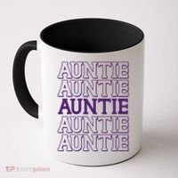 Retro Auntie Pattern   Coffee Mug thumb 0