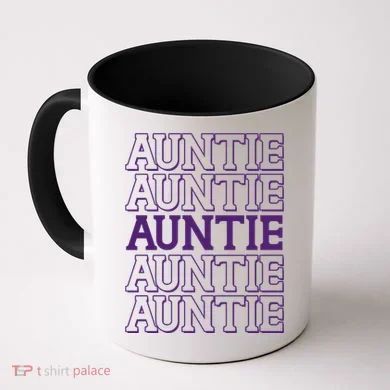 Retro Auntie Pattern   Coffee Mug