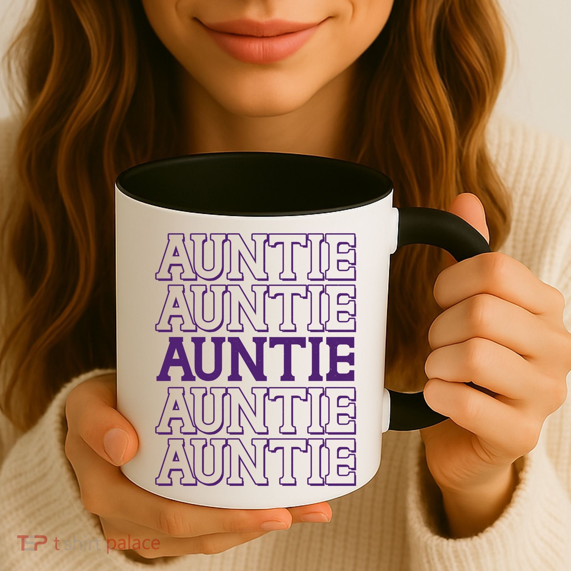 Retro Auntie Pattern   Coffee Mug