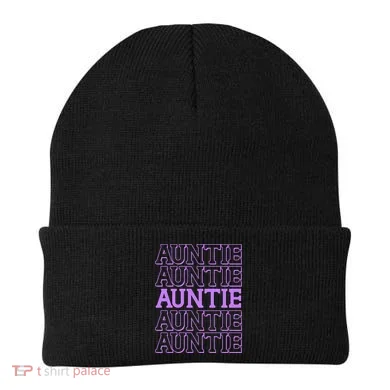 Retro Auntie Pattern Beanie