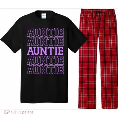 Retro Auntie Pattern   Pajama Set