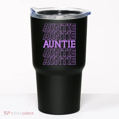 Retro Auntie Pattern Tumbler