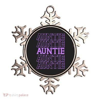 Retro Auntie Pattern   Ornament