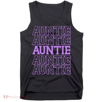 Retro Auntie Pattern Tank Top