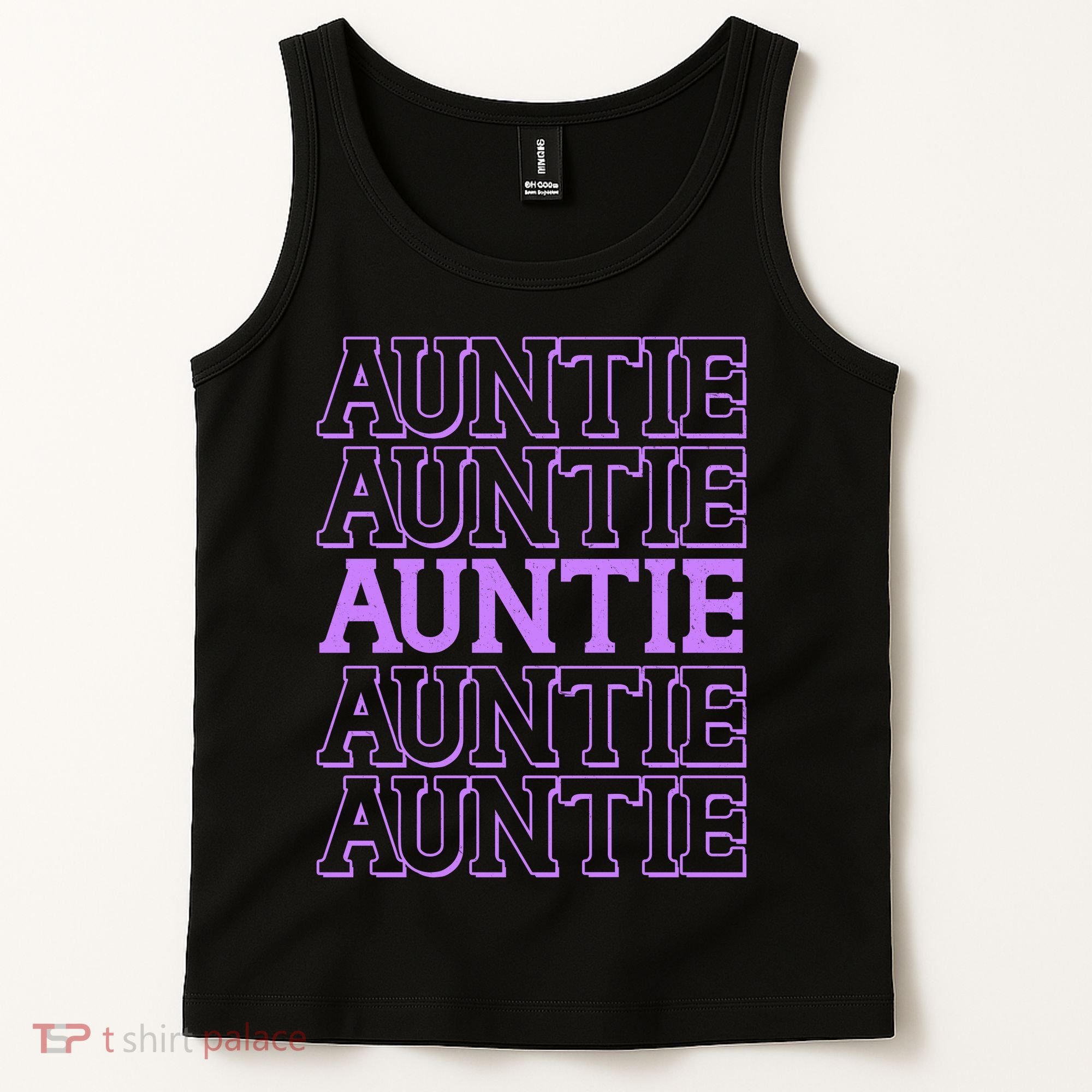 Retro Auntie Pattern   Tank Top
