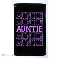 Retro Auntie Pattern   Golf Towel thumb 0