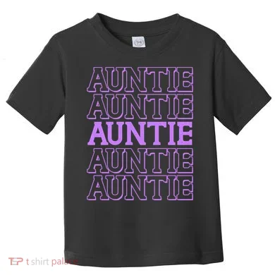 Retro Auntie Pattern Toddler T-Shirt