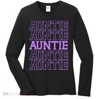 Retro Auntie Pattern   Women's Long Sleeve Shirt thumb 0