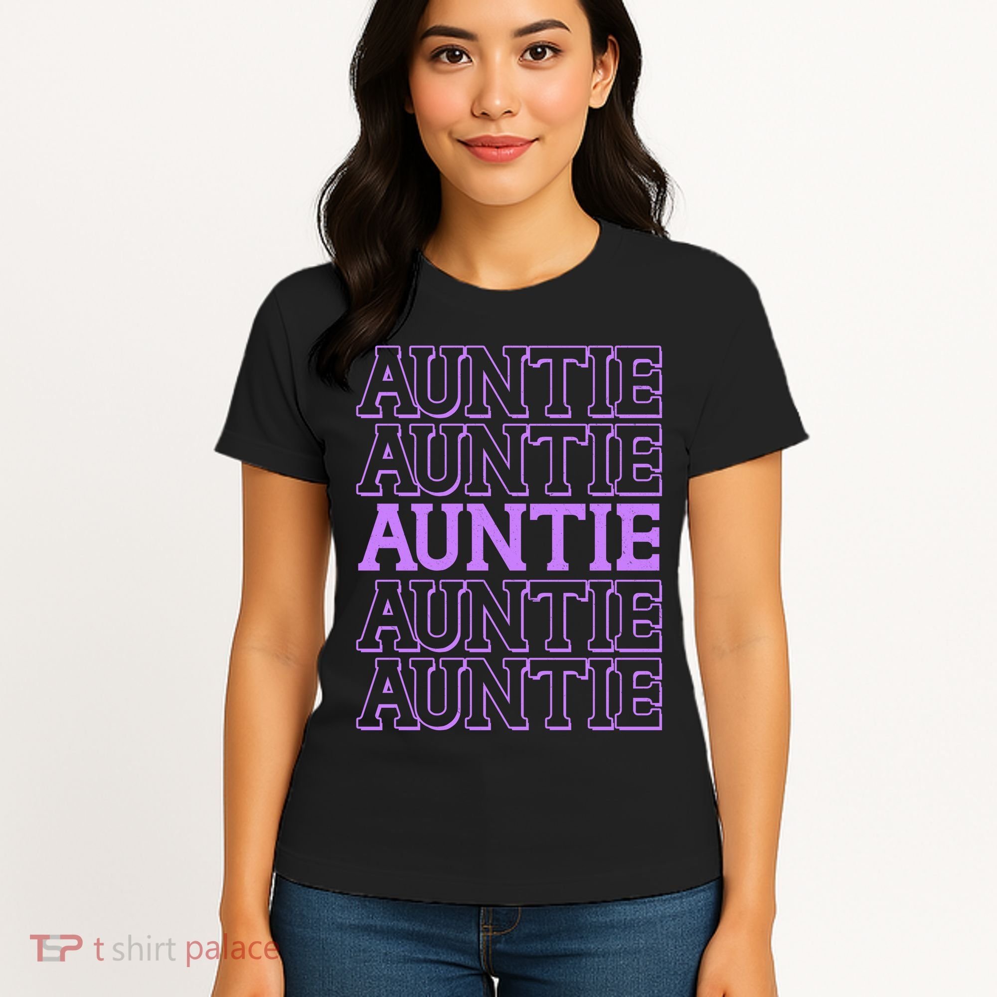 Retro Auntie Pattern   Women's T-Shirt