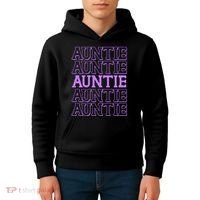 Retro Auntie Pattern   Kids Hoodie thumb 4