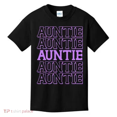Retro Auntie Pattern Kids T-Shirt