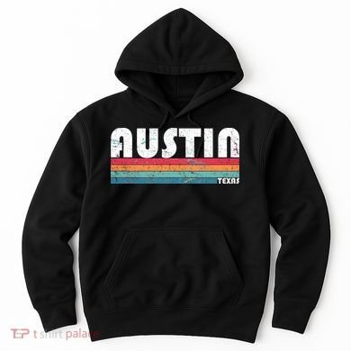 Retro Austin Texas Hoodie