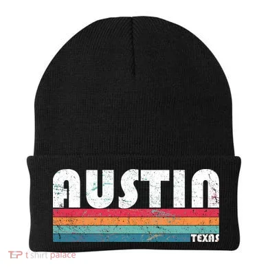 Retro Austin Texas Beanie