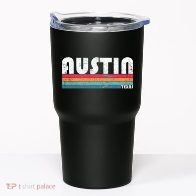 Retro Austin Texas Tumbler