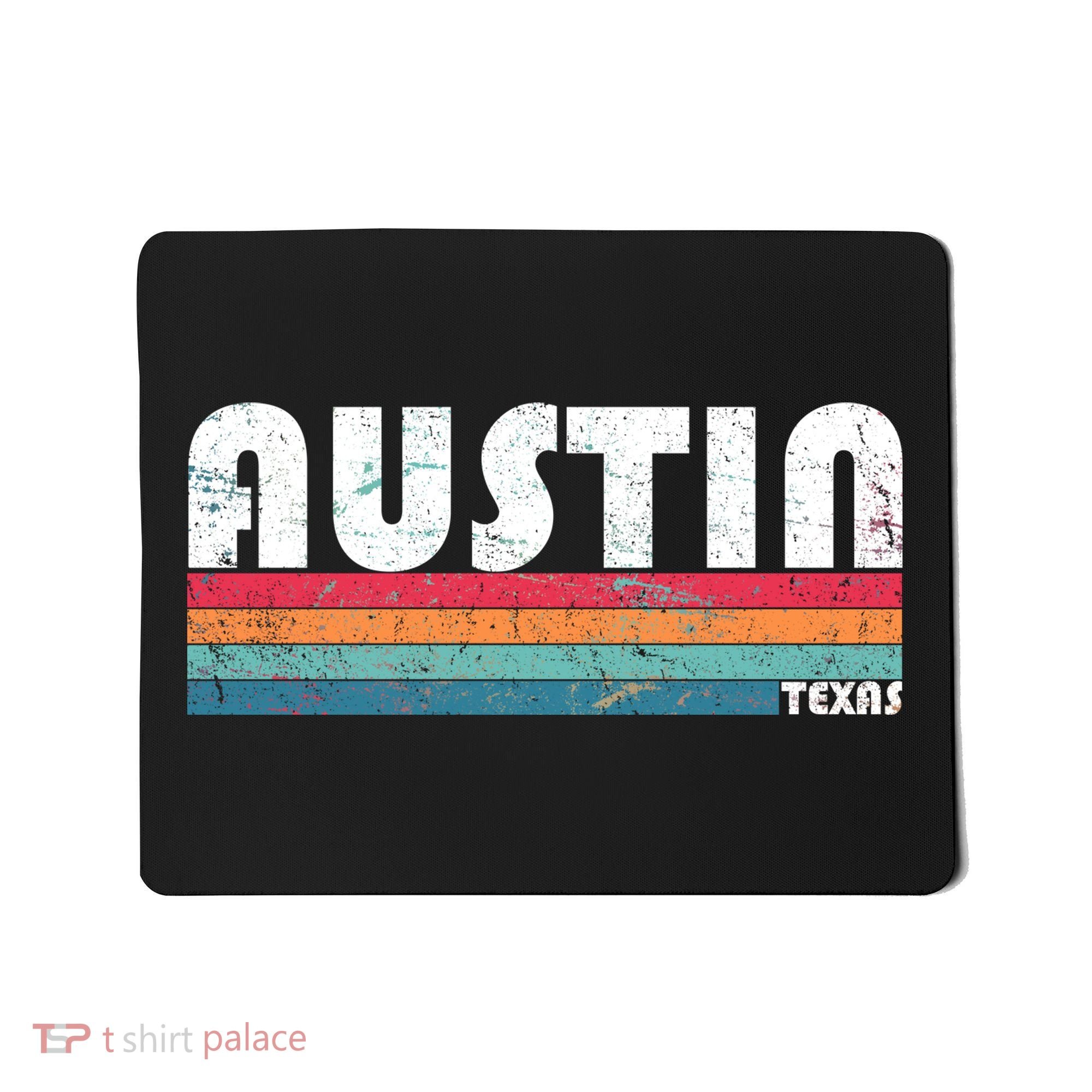 Retro Austin Texas Mousepad