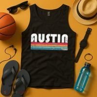 Retro Austin Texas Tank Top thumb 4