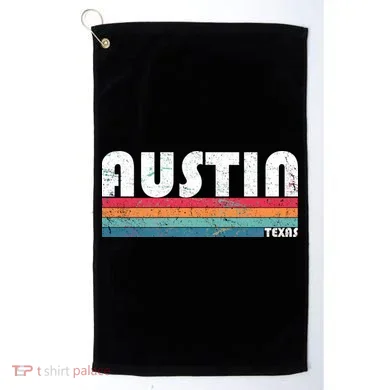 Retro Austin Texas Golf Towel