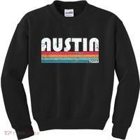 Retro Austin Texas Kids Sweatshirt thumb 0