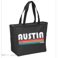 Retro Austin Texas Tote Bag thumb 2