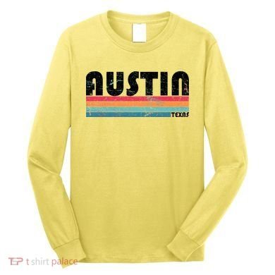 Retro Austin Texas Long Sleeve Shirt