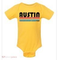 Retro Austin Texas Baby Bodysuit thumb 0