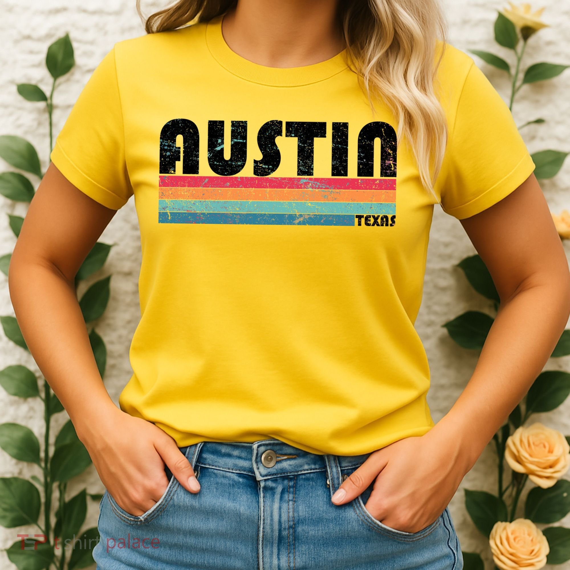 Retro Austin Texas Women's T-Shirt