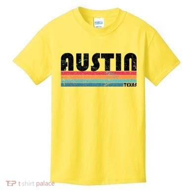 Retro Austin Texas Kids T-Shirt