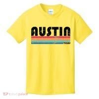 Retro Austin Texas Kids T-Shirt thumb 0