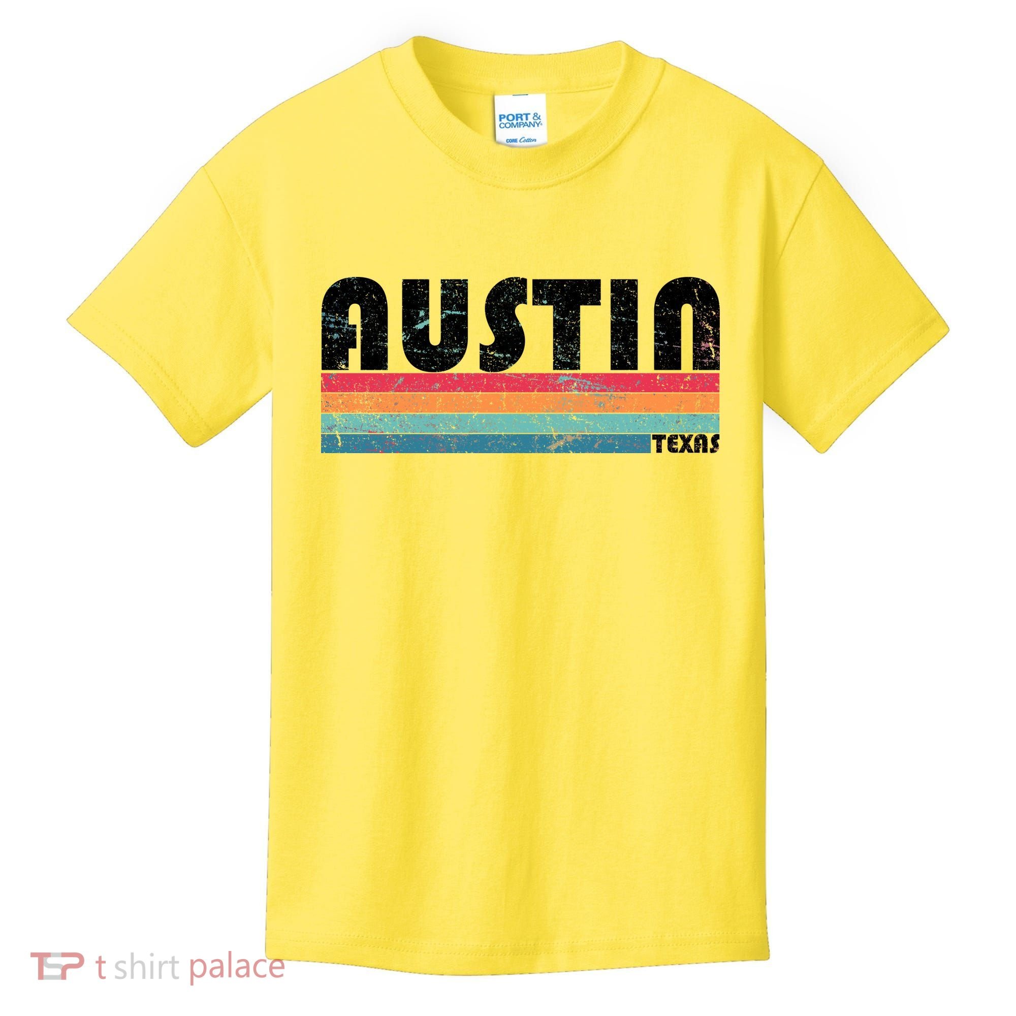 Retro Austin Texas Kids T-Shirt