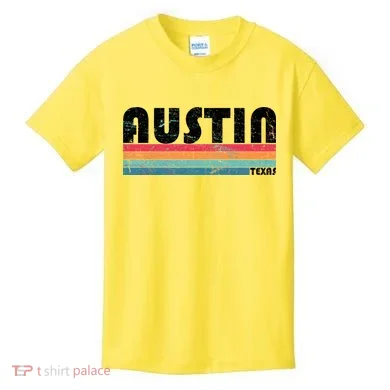 Retro Austin Texas Kids T-Shirt