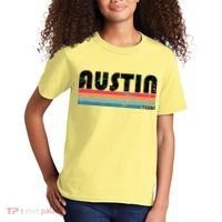Retro Austin Texas Kids T-Shirt thumb 2